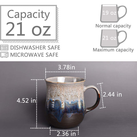 Mango ergonómico de la taza Bosmarlin facilita el agarre cómodo.