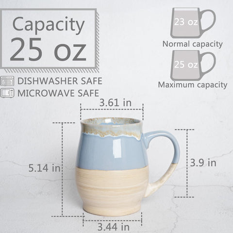 Taza Bosmarlin con mango grande para agarre cómodo