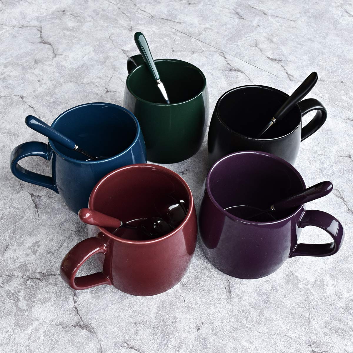 Regalo ideal Bosmarlin morado, taza cerámica para fiestas
