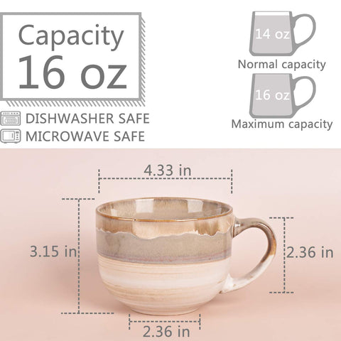 Bosmarlin: taza cerámica resistente, apta para lavavajillas y microondas.