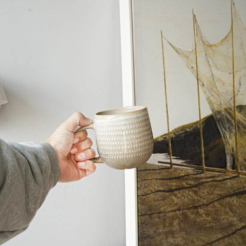 Bosmarlin taza cerámica para uso diario en oficina o casa.
