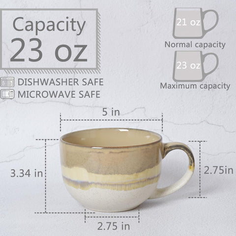 Taza Bosmarlin con manija en forma de interrogación para un agarre cómodo.