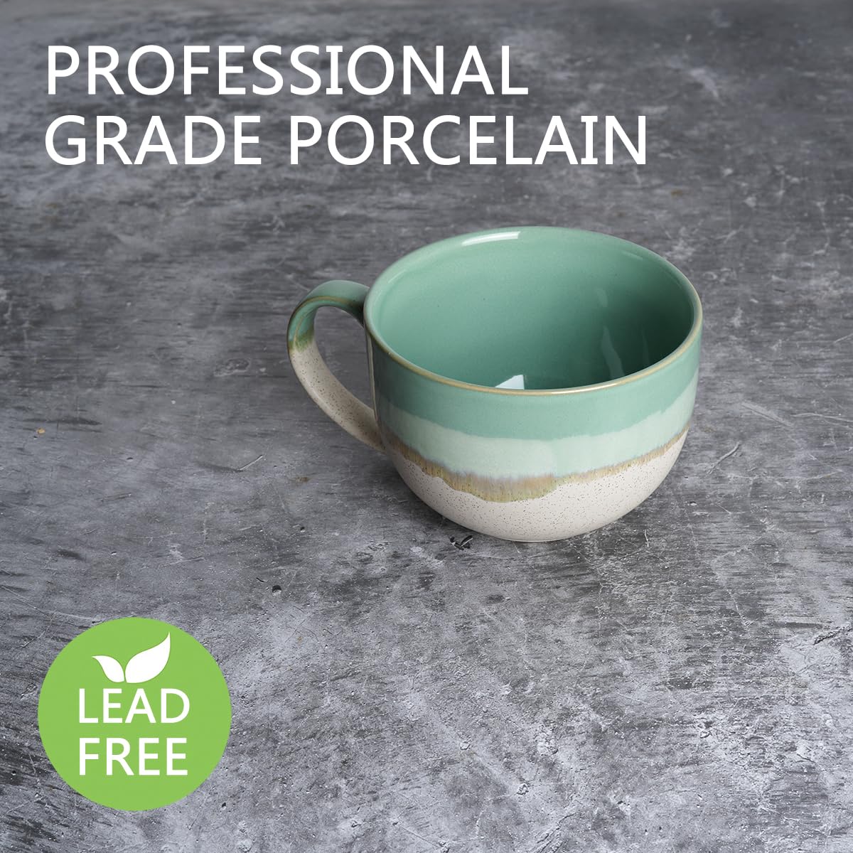Bosmarlin Taza grande en cerámica para café, diseño cómodo y práctico.