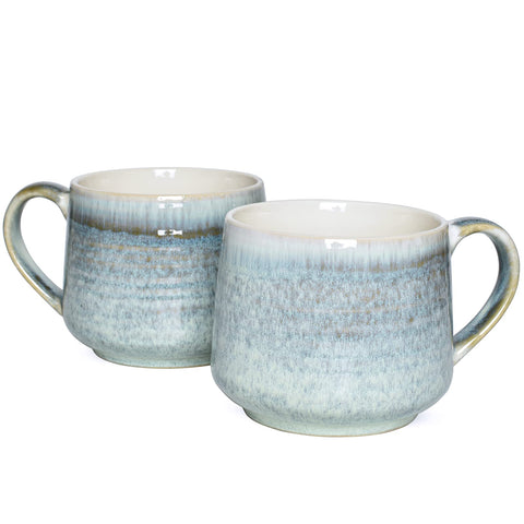 Bosmarlin: taza cerámica grande para latte, ideal para mañanas