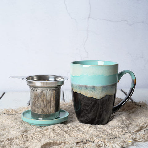 Taza Bosmarlin en 4 colores, regalo ideal para amantes del té