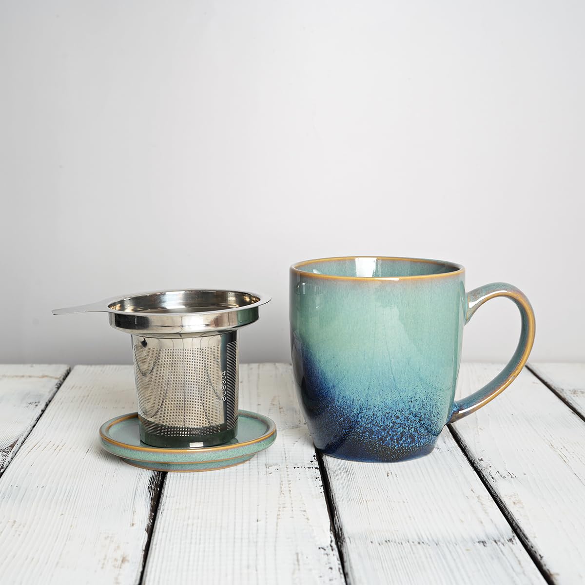 Taza Bosmarlin para uso en casa u oficina, ideal para té o café.