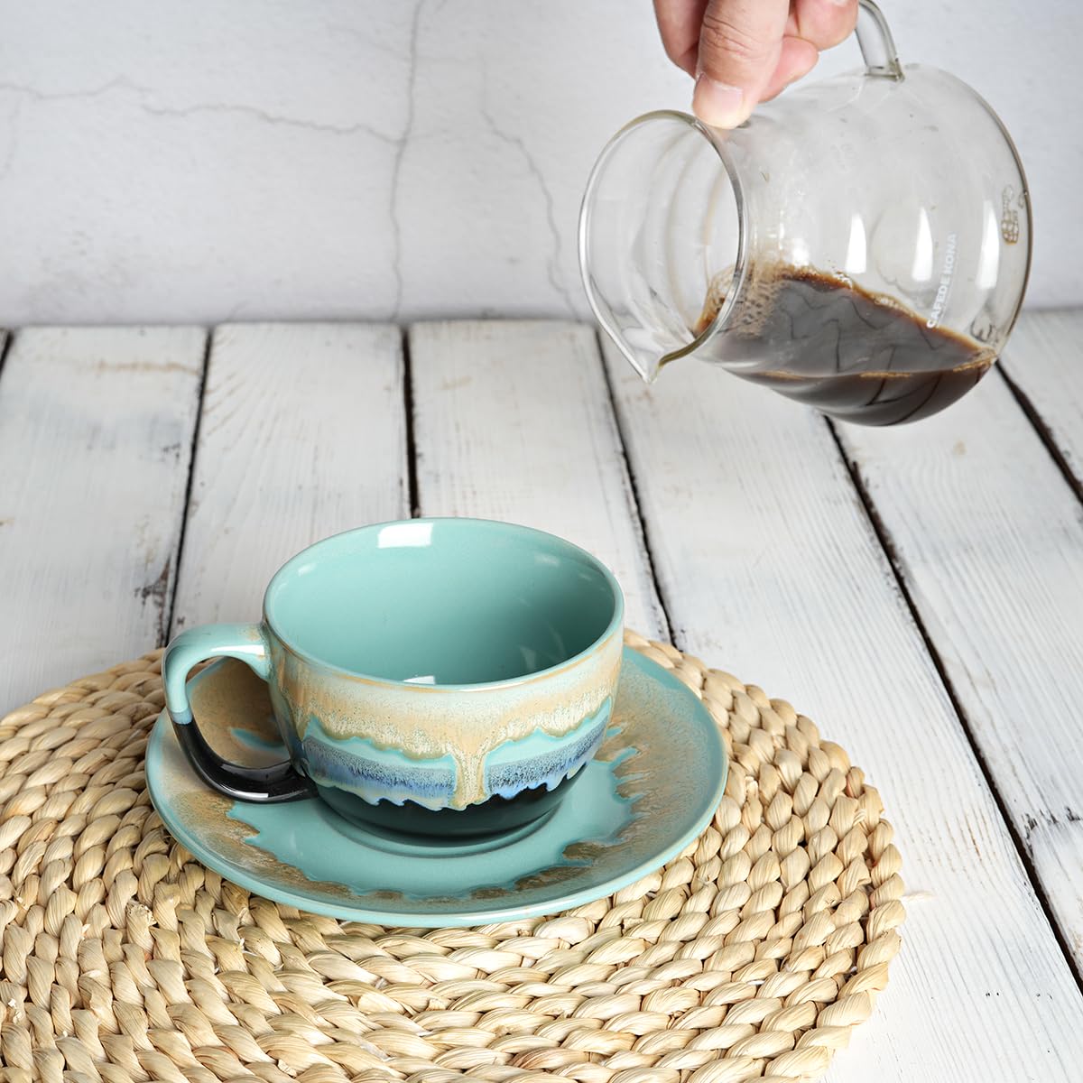 Bosmarlin taza apta para lavavajillas y microondas, fácil de limpiar