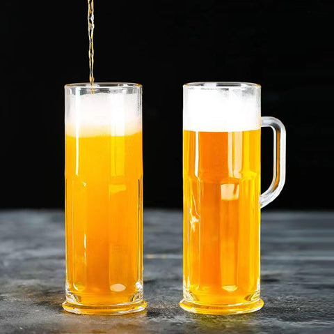 Jarra BothEarn de vidrio brillante para servir cerveza fría