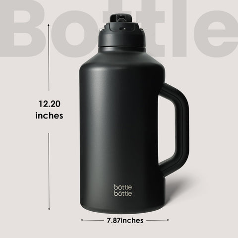 BOTTLE BOTTLE acero inoxidable 18-8 garantiza durabilidad.