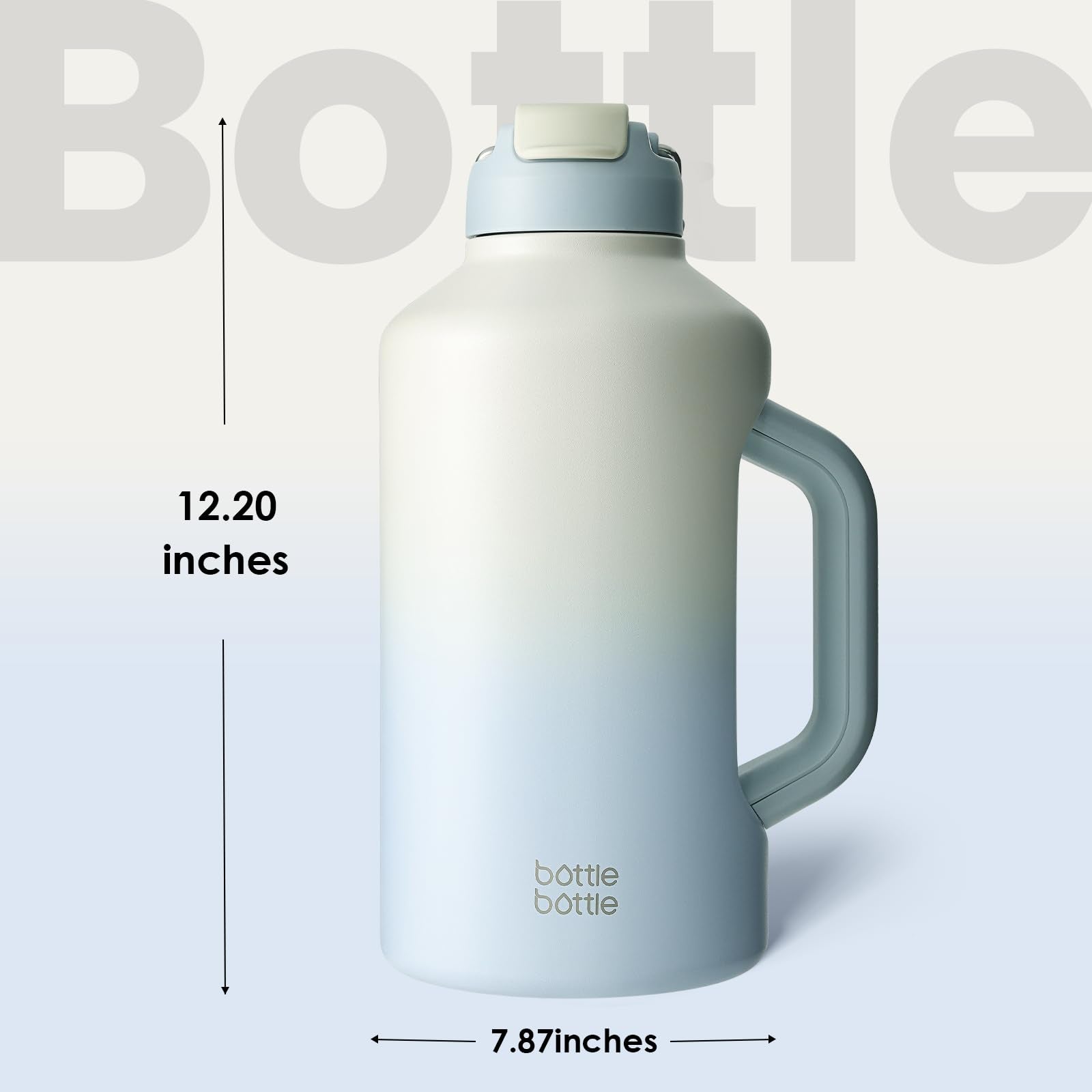 BOTTLE BOTTLE aislada al vacío mantiene bebidas templadas.