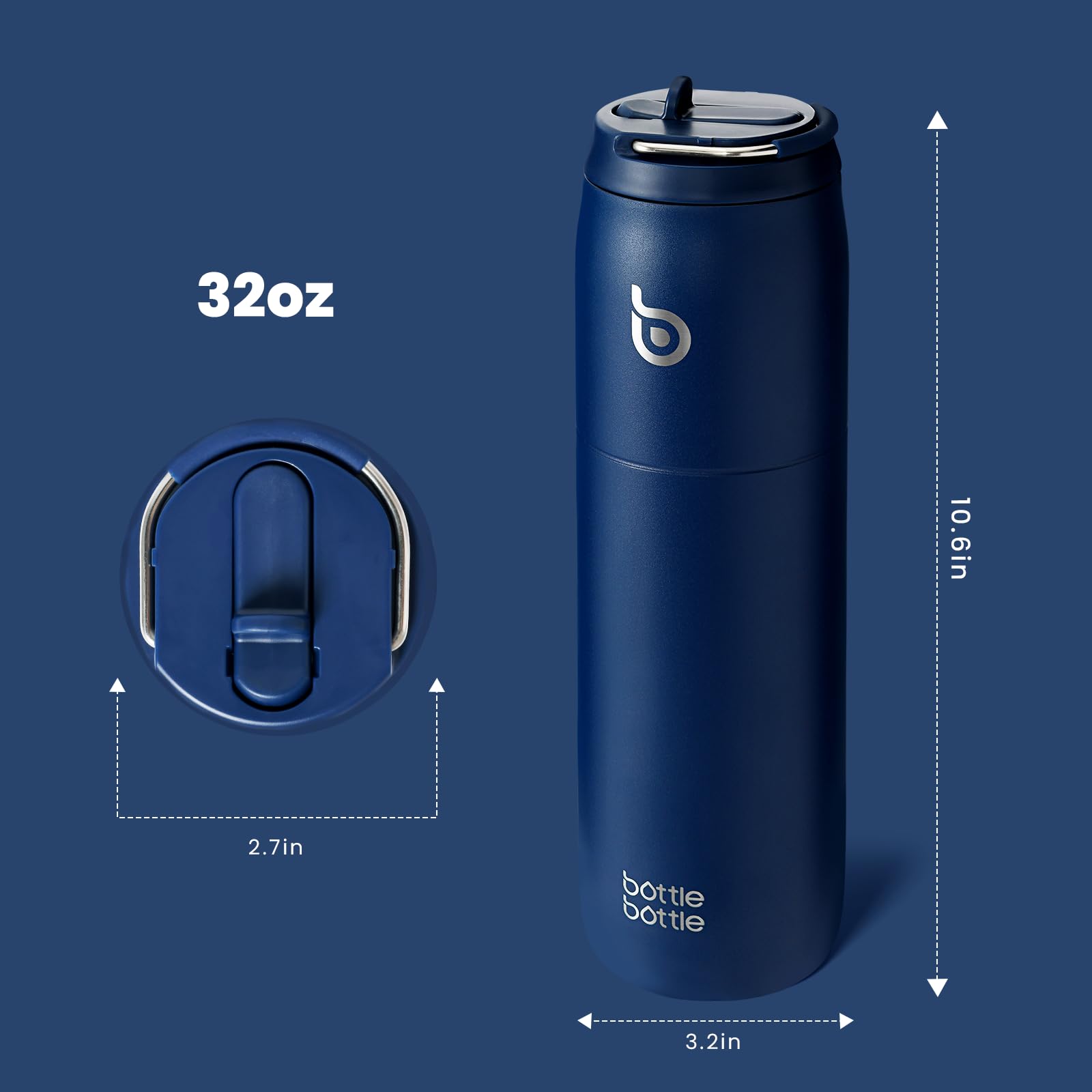 BOTTLE BOTTLE uso al aire libre, perfecta para caminatas y camping.