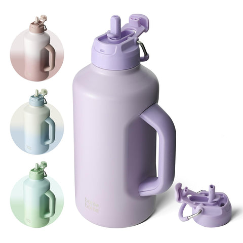 BOTTLE BOTTLE: botella aislada de 64 onzas para mantener la hidratación durante el día.