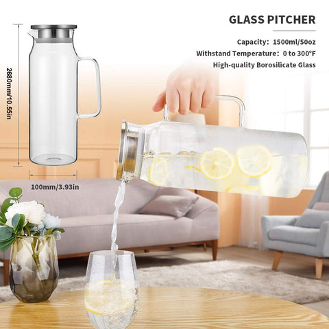 Dimensiones de la jarra BOTTLE BOTTLE, altura cercana a 26,8 cm
