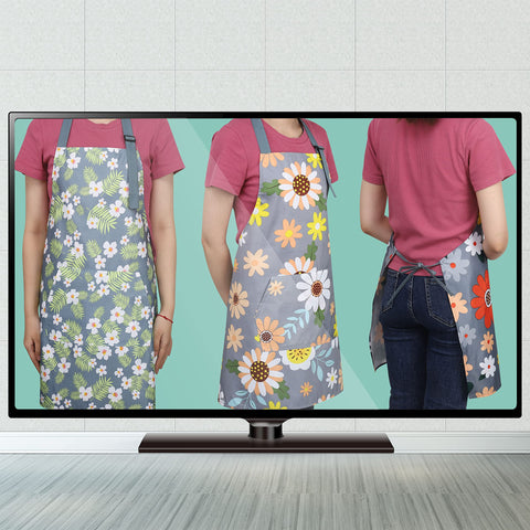 BOUMUSOE delantal floral regalo ideal para fiestas o Día de la Madre.
