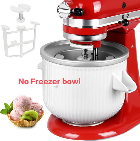 BOUYAO conjunto-transmision-helado para KitchenAid, garantiza batido uniforme en cada lote.