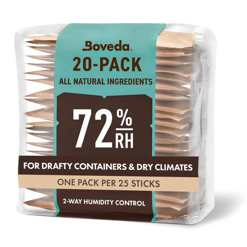 Boveda 72% para cajas de madera, mantiene la humedad estable para objetos.