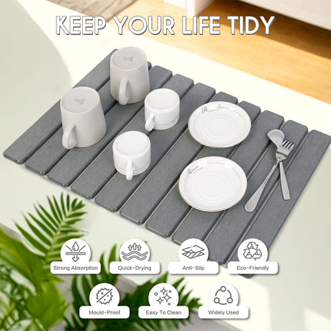 BoxedHome uso múltiple como tapete de baño y bandeja de plantas