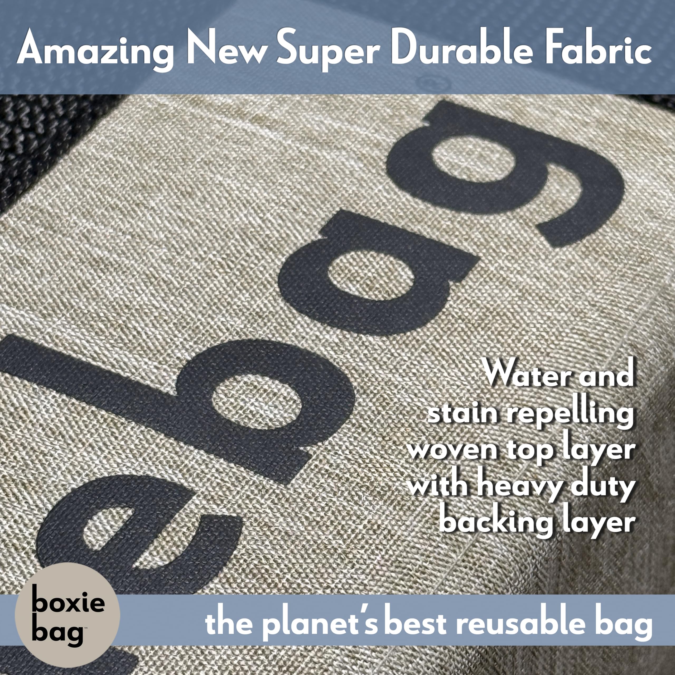 Boxiebag cierre de velcro doble tapa garantiza estabilidad al transportar