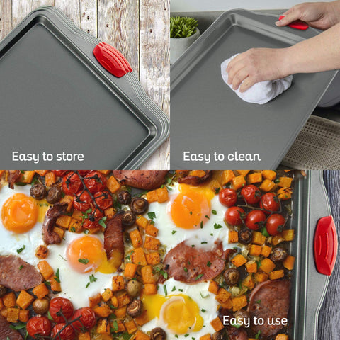 Boxiki Kitchen: borde elevado para recoger líquidos durante horneado