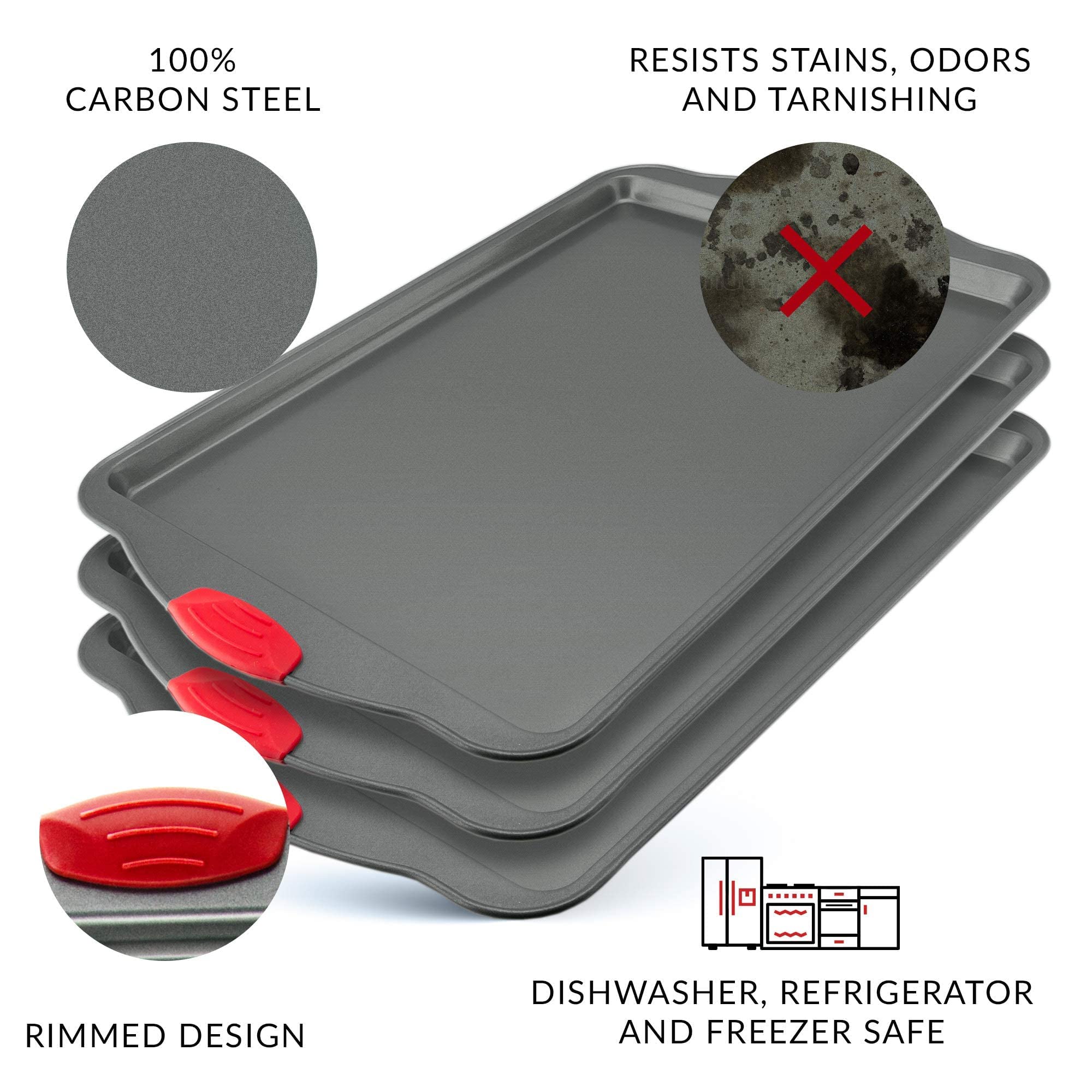 Boxiki Kitchen: bandeja apta para horno hasta 215°C para recetas variadas
