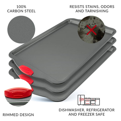 Boxiki Kitchen: bandeja apta para horno hasta 215°C para recetas variadas