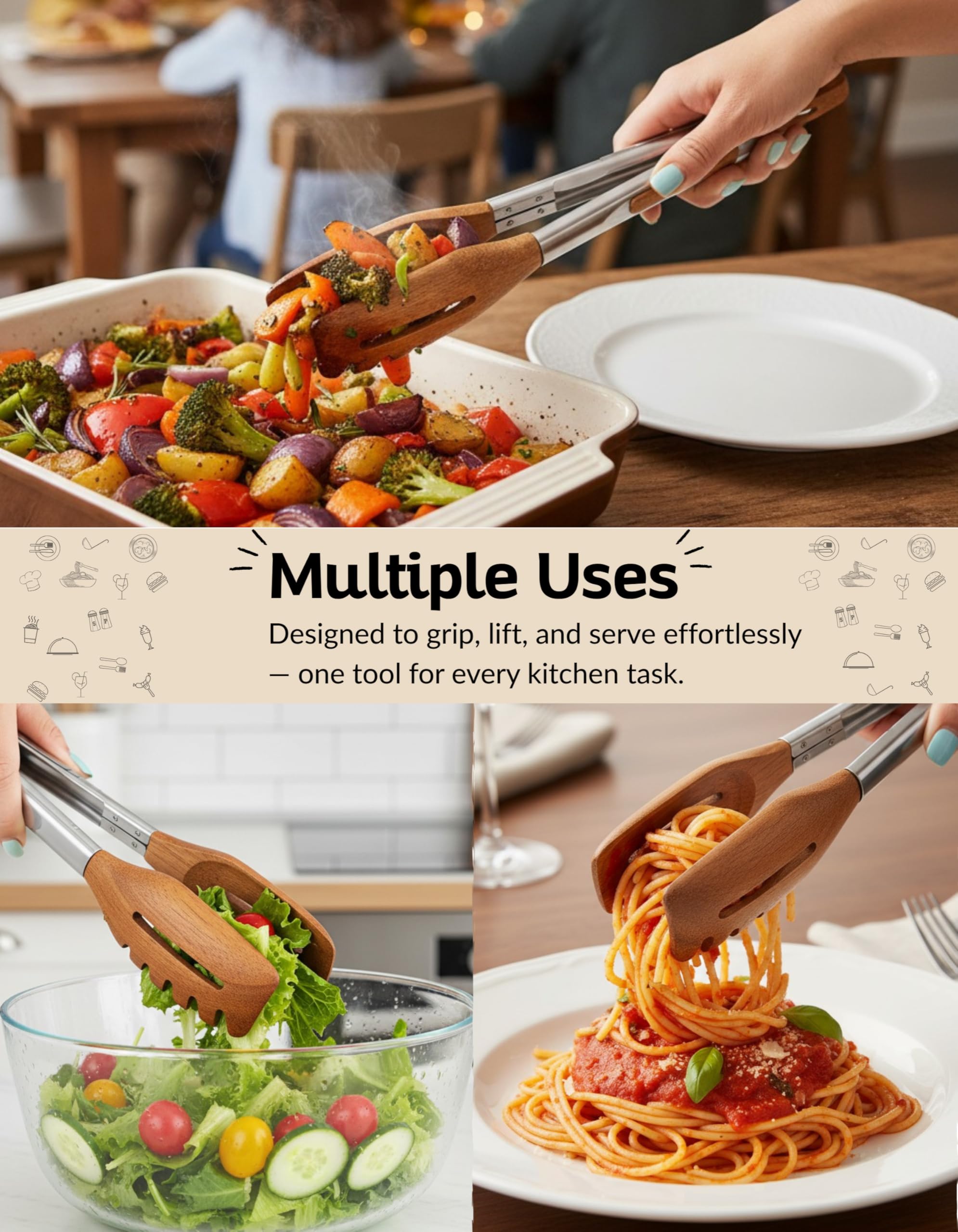 Regalo práctico para cocineros y aficionados a la buena mesa.