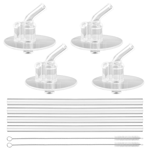 BOXOB pajillas transparentes para Thermos Funtainer, reemplazo rápido.