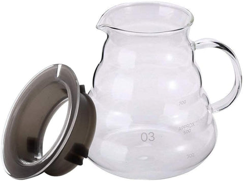 Boxtree 800ml jarra de café en vidrio, ideal para servir café caliente.