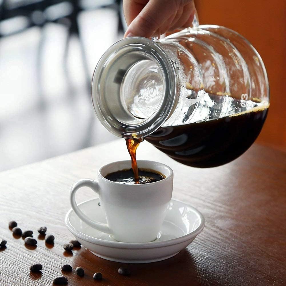 Boxtree jarra de vidrio para café, resistente a lavados diarios.