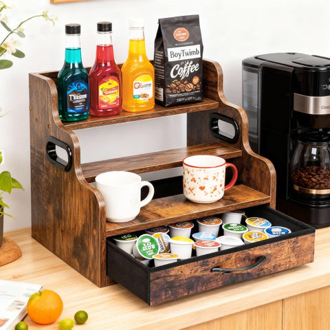 BoyTwimb diseño madera retro multiuso para cocina