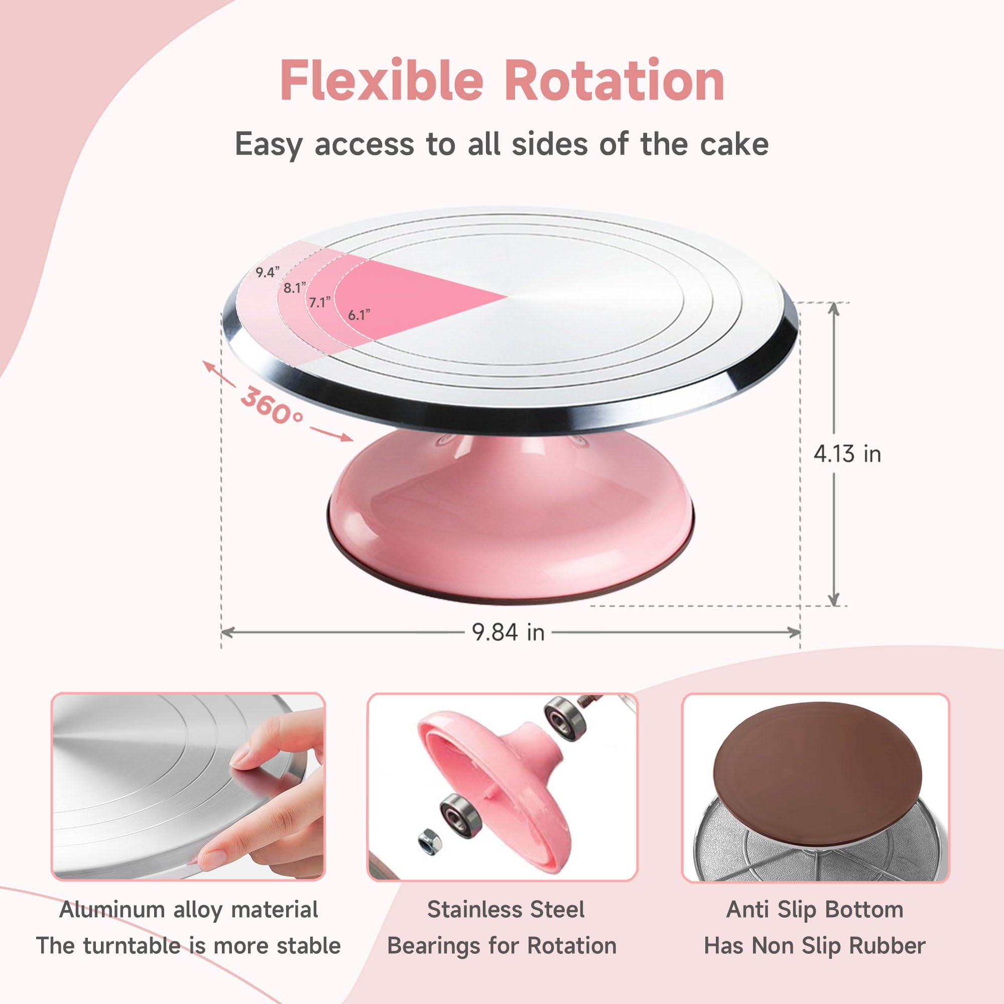 Boyun bolsas de glaseado 32 para pasteles prolijos y limpios