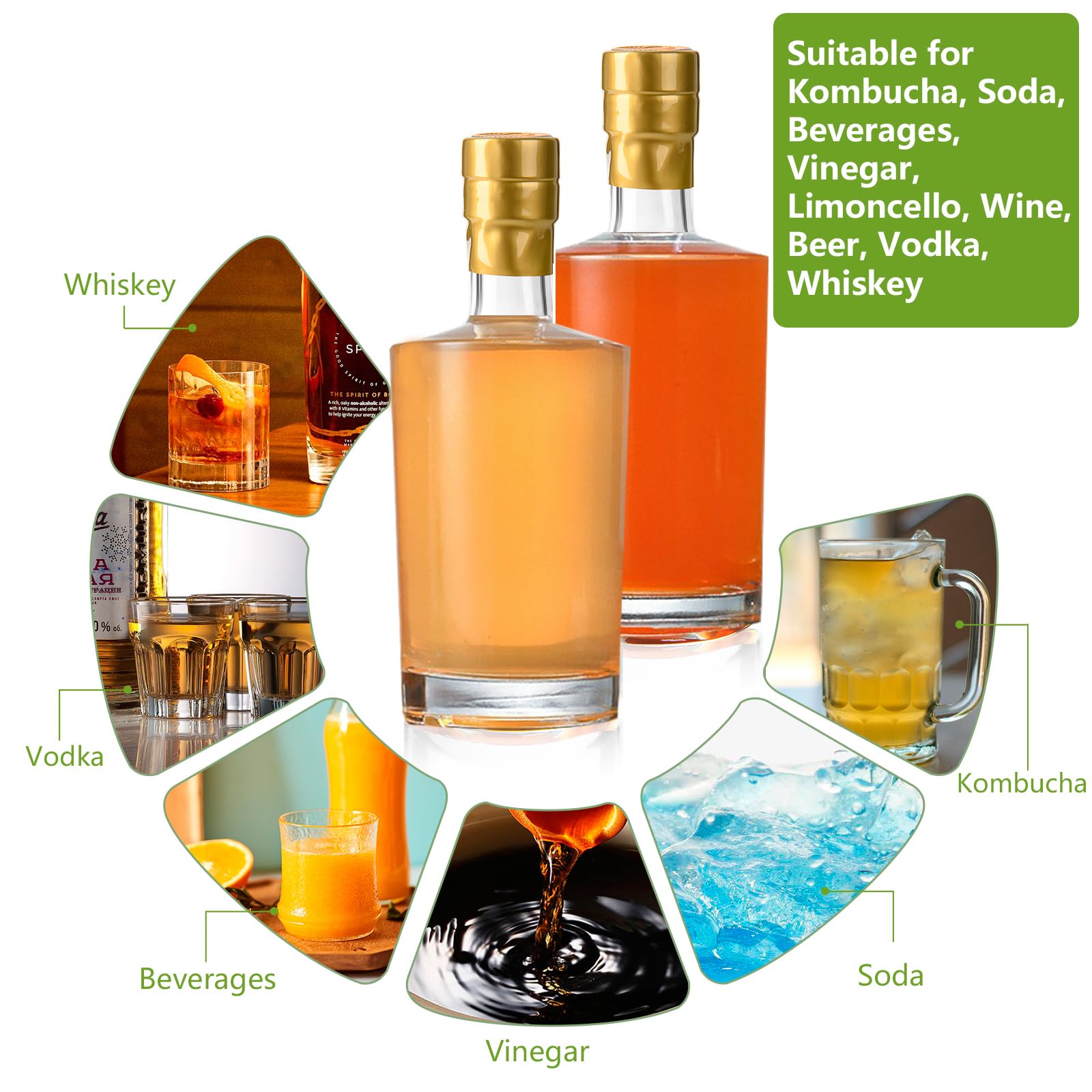 BPFY pack12 de botellas 3 oz, ideal para viaje, camping o eventos.