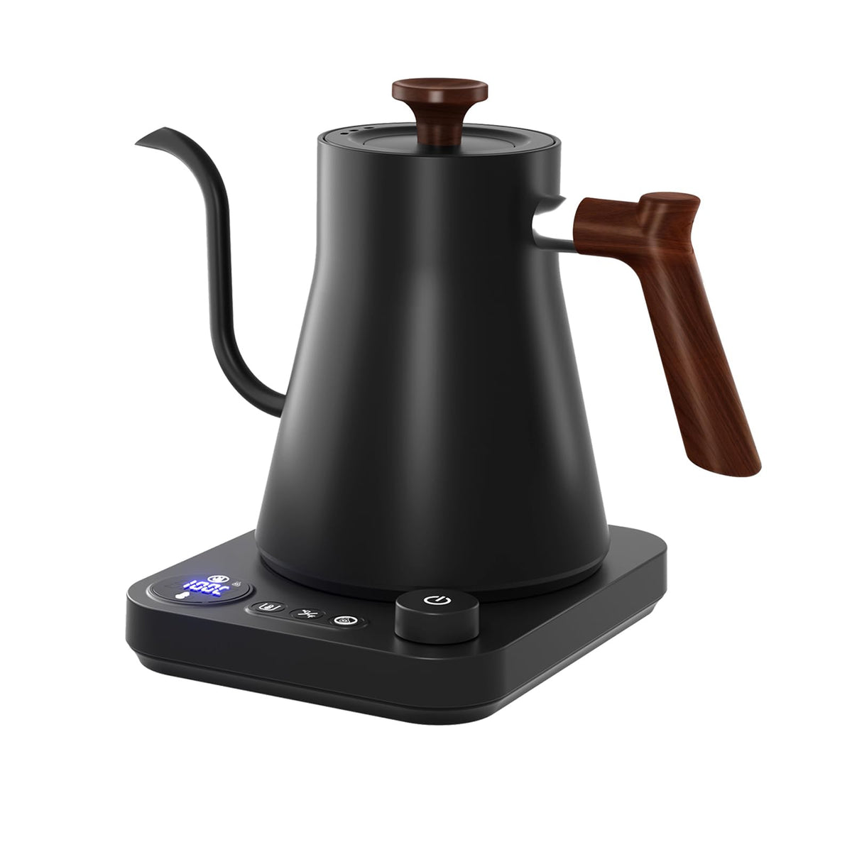 BQEUCE Hervidor de cuello de cisne: control preciso de temperatura para café y té.