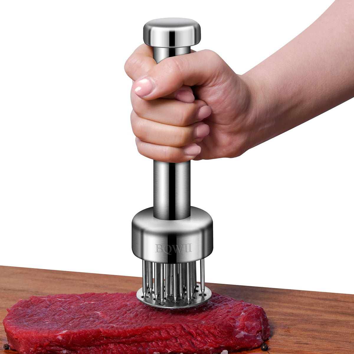BQWII ablandador de carne con 21 agujas para mayor terneza