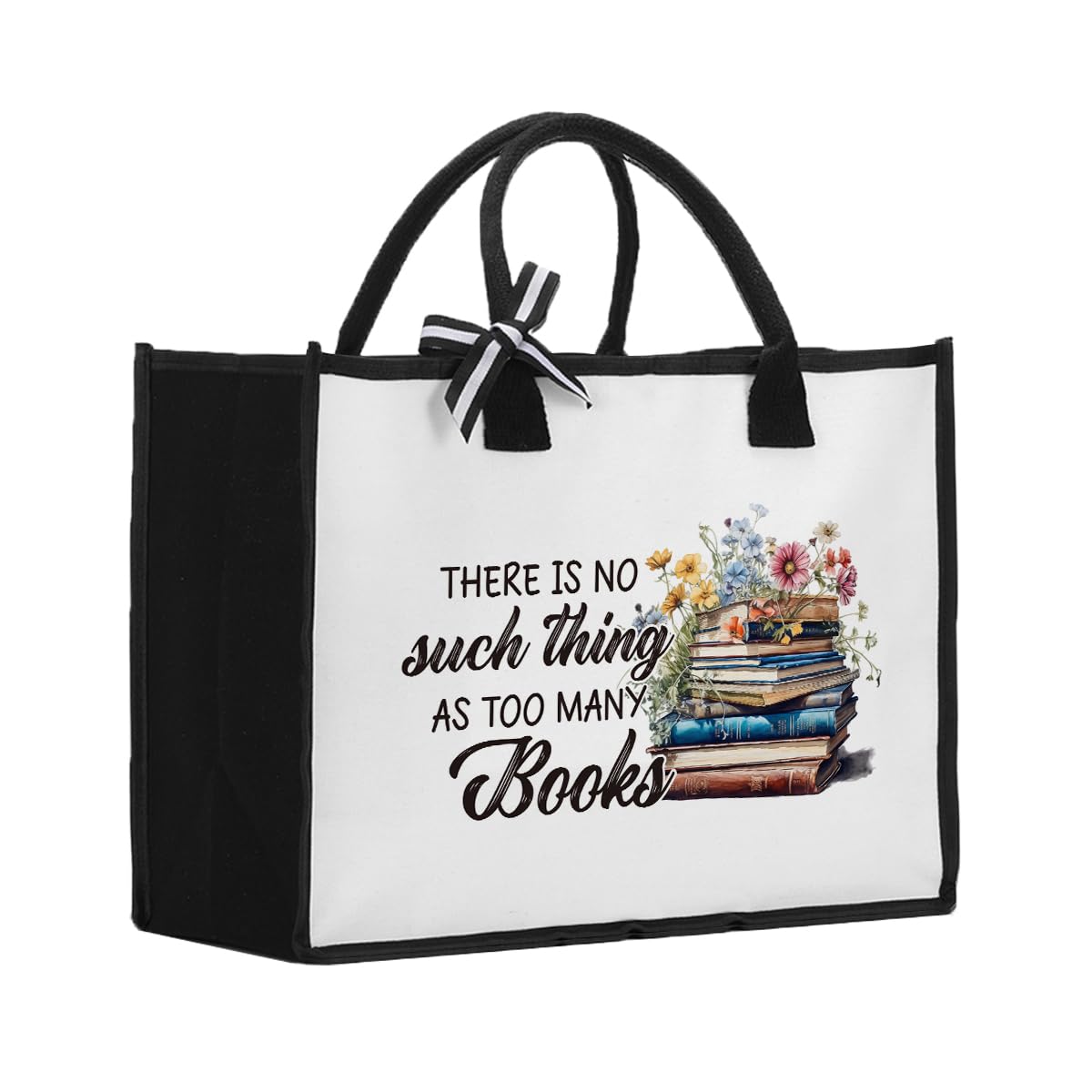 BQXS Tote de lienzo para mujer con diseño navidad, ideal para regalo elegante