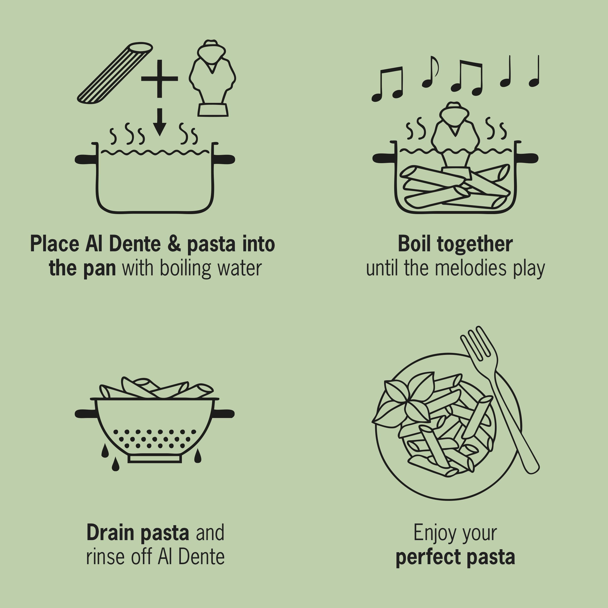 Brainstream Al Dente Red, regalo divertido para cocinas que buscan precisión.