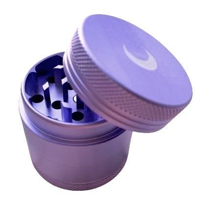 Brando Moon Machacador de cocina 1,6 pulgadas, morado suave, ideal para hierbas.