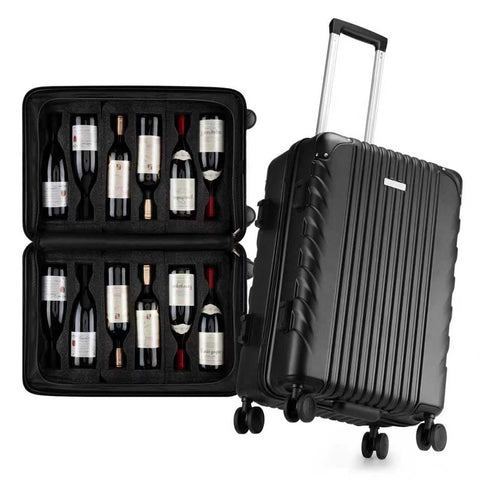 BRANTMAKER maleta para vino protege 12 botellas durante el viaje en avión