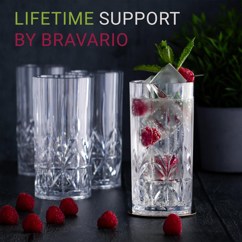 Bravario versátil para bebidas calientes o frías, desde café hasta cócteles.