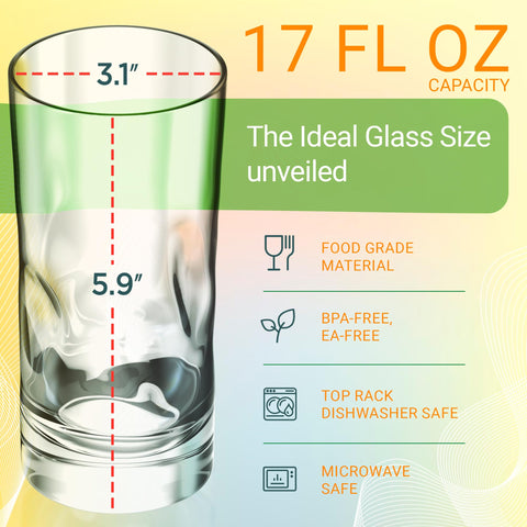 Bravario vasos 17 oz aptos para bebidas frías y calientes.