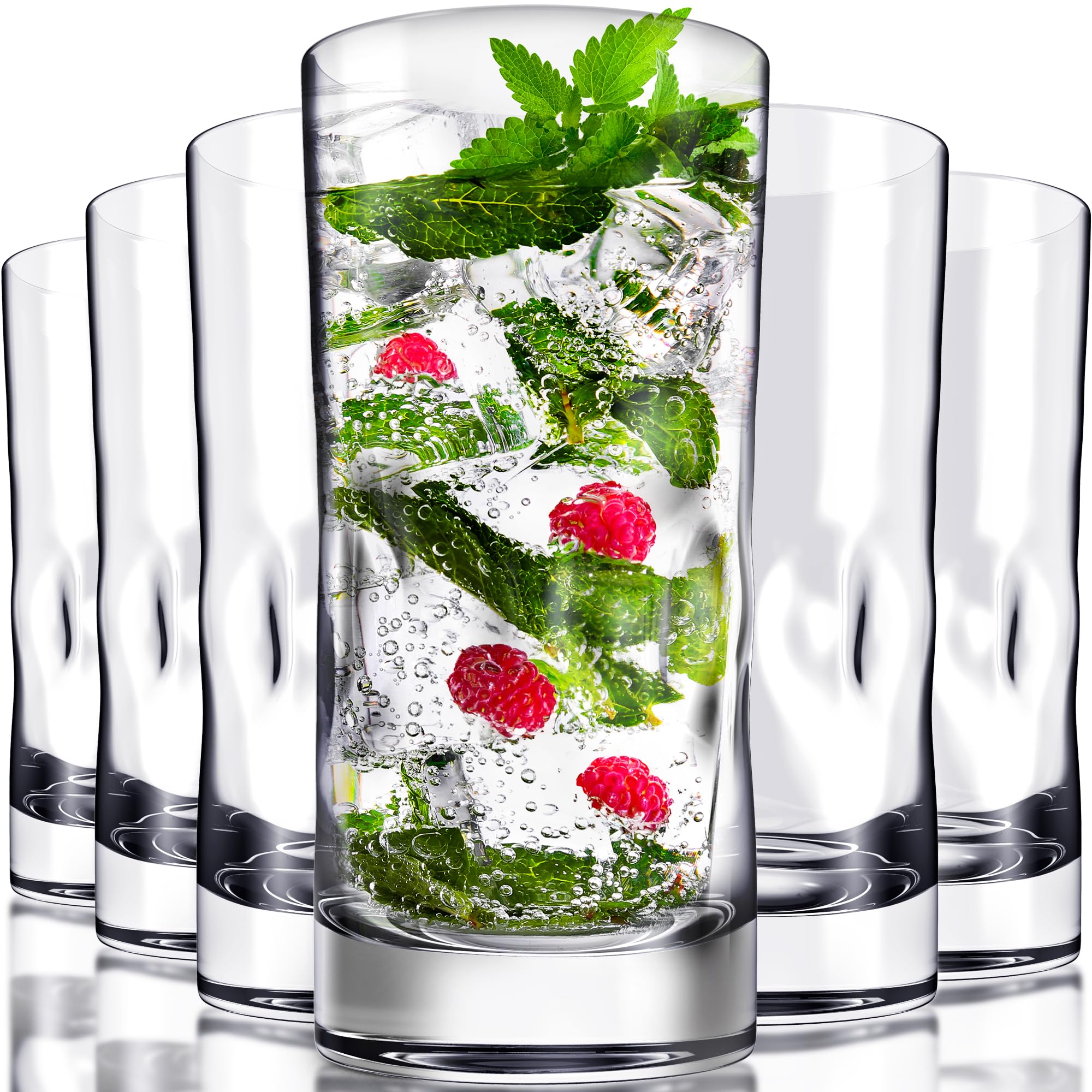 Bravario vasos de 17 oz, resistentes a caídas para exterior y piscina.