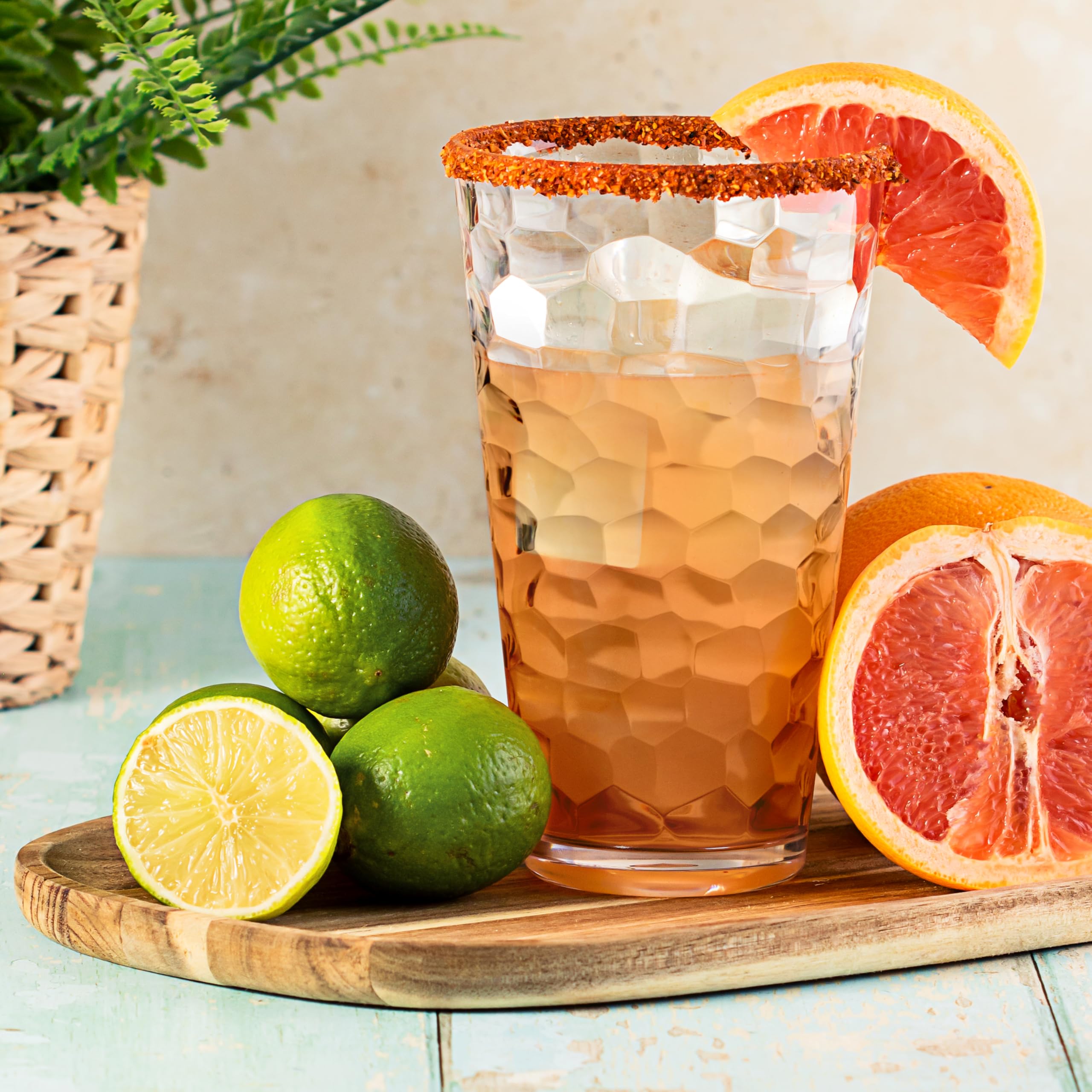 Bravario Vaso apto para lavavajillas y microondas.
