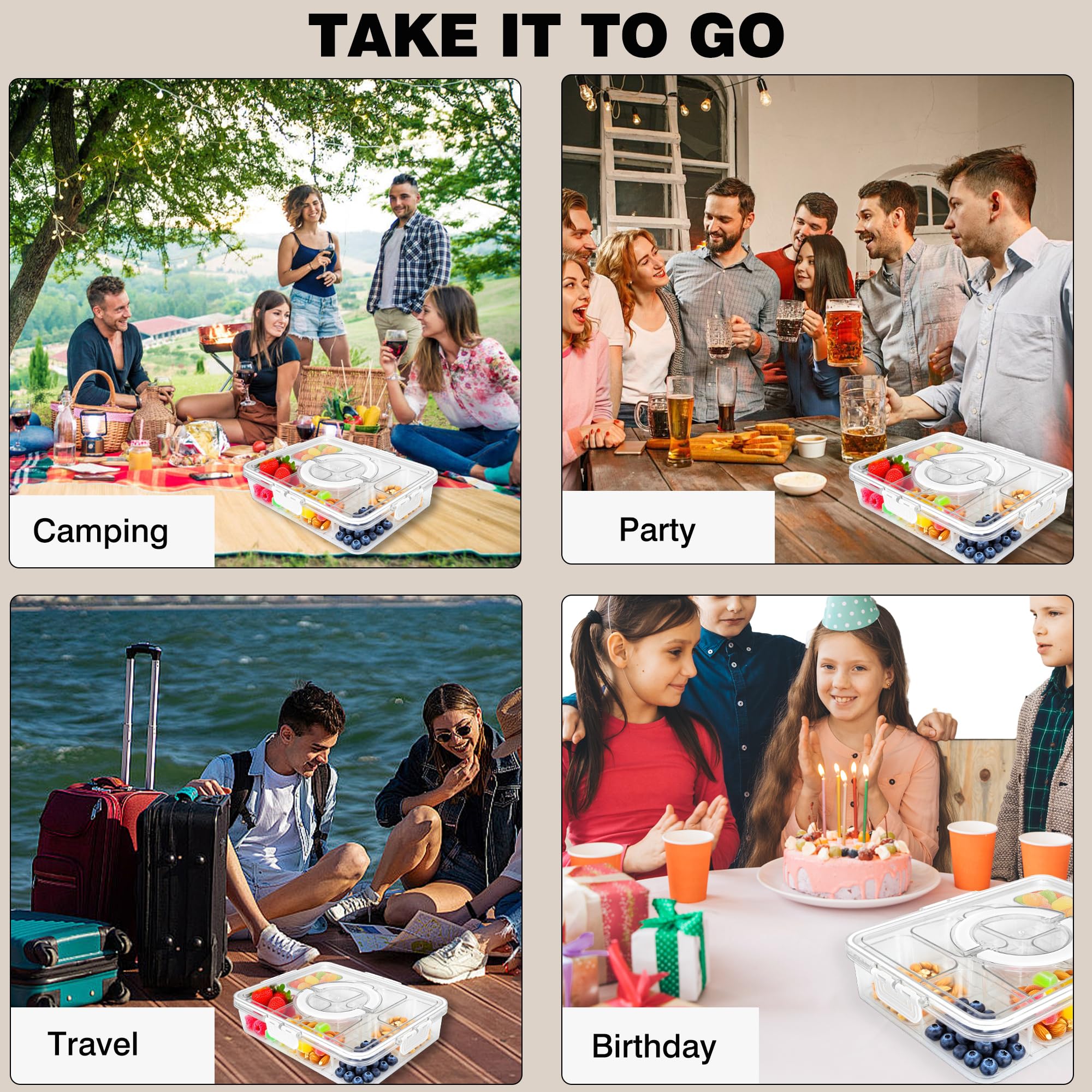 Portabilidad total para picnic, viaje o uso en casa