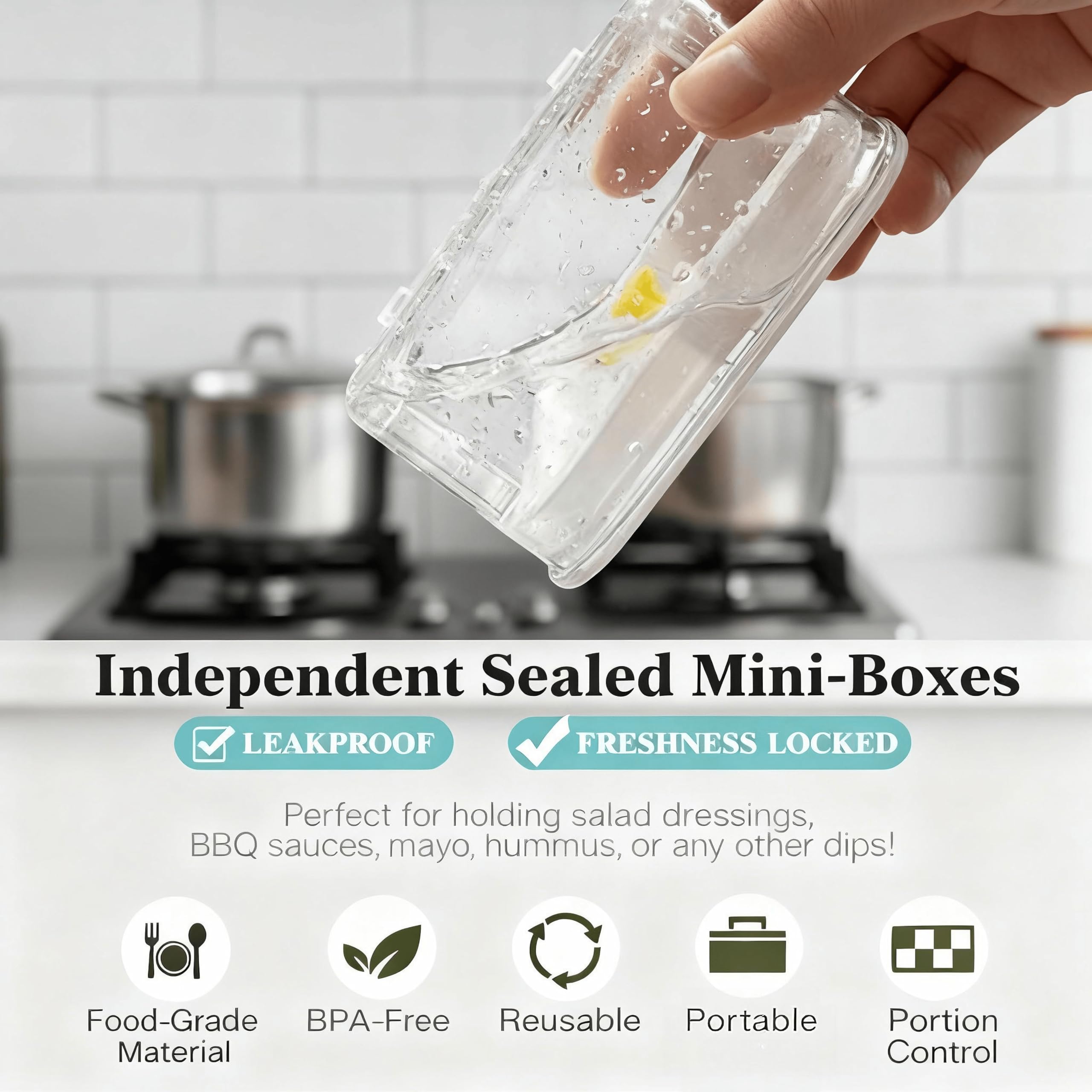 Tapa grande de Breakwater Snackle Box para sellar todo el conjunto