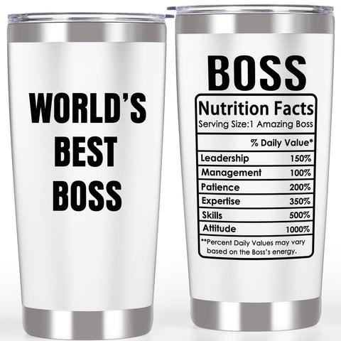 Breezy Valley Boss Mug Tumbler con interior de acero inoxidable para uso diario