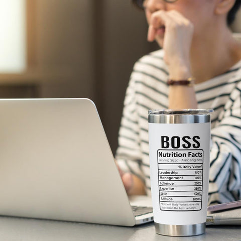 Regalo profesional Breezy Valley Boss Mug Tumbler para jefes