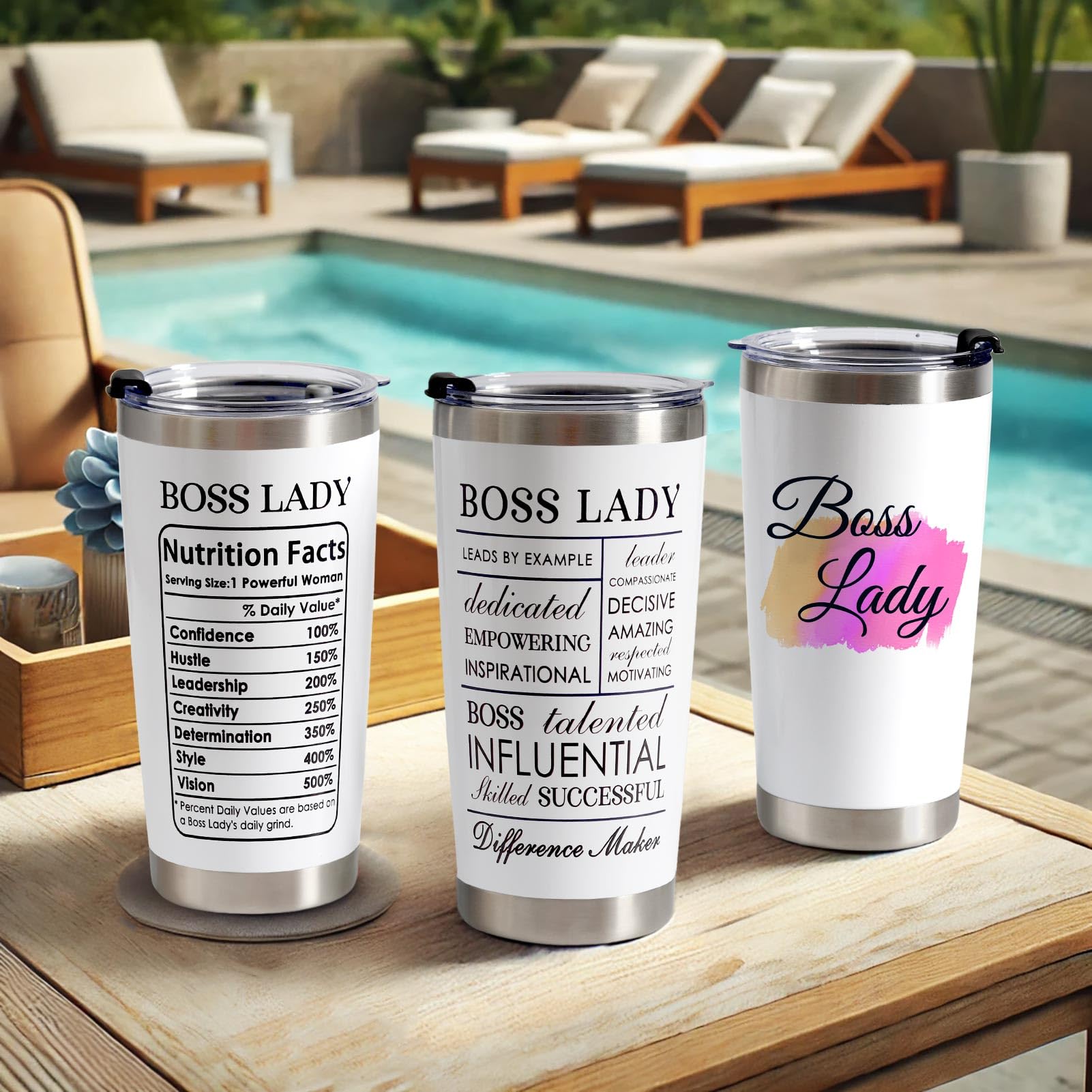 Breezy Valley Jefa Tumbler, diseño para reuniones y viajes de trabajo.