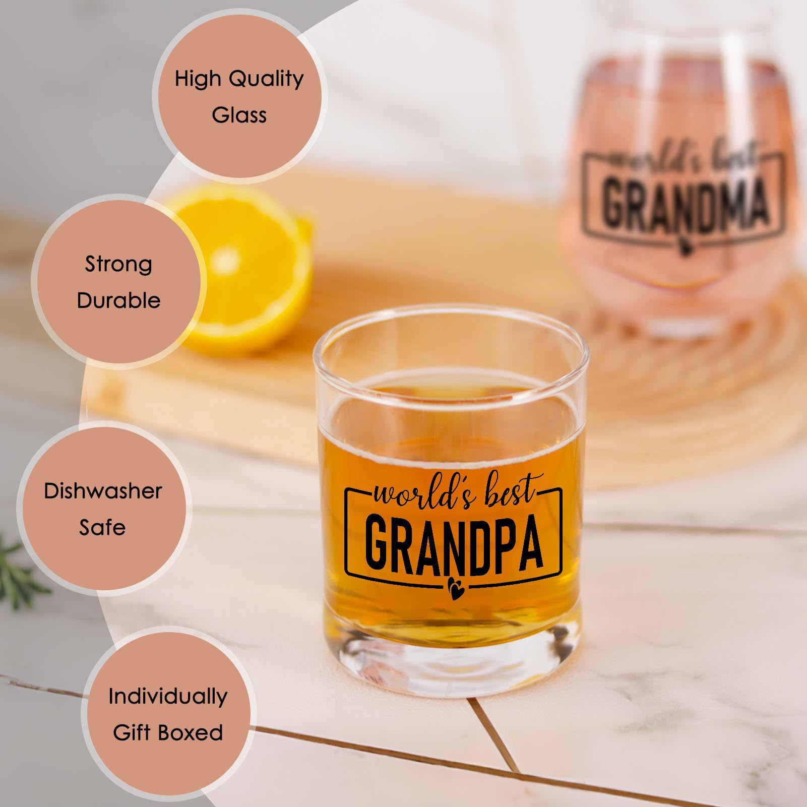 Regalo de Navidad Breezy Valley para abuelos, regalo elegante y significativo