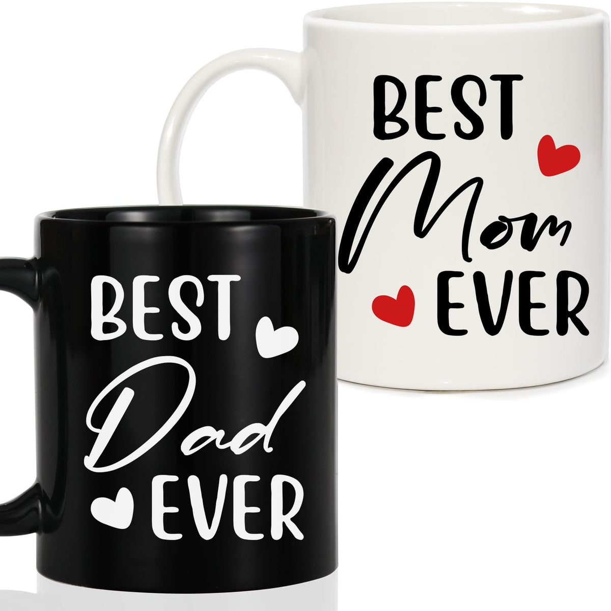 Taza Breezy Valley Mejor mamá en negro y blanco, ideal para café matutino.