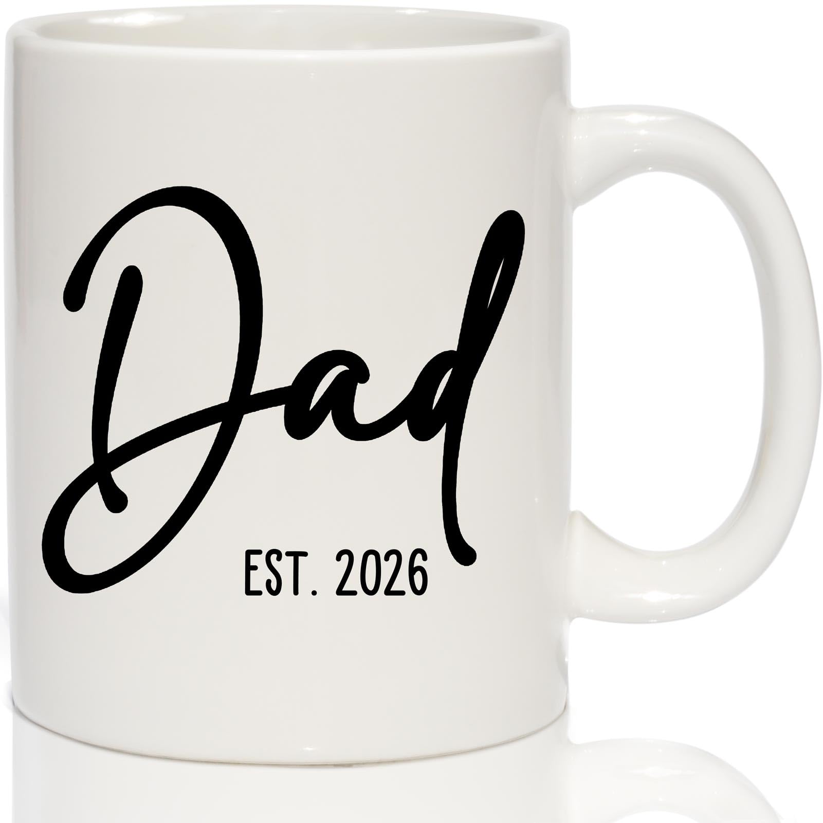 Taza Breezy Valley EST 2026 para papá, inicio del día con motivación.